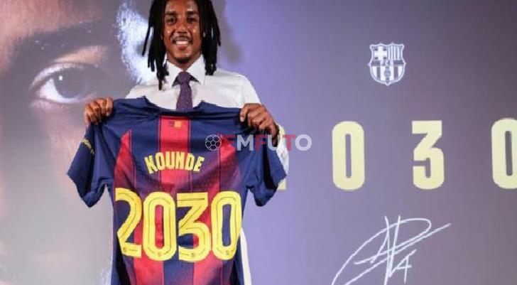 Barcelona, Jules Kounde’nin kontratını 2030’a kadar uzattı