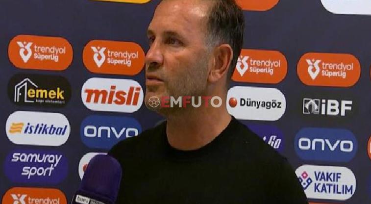 Okan Buruk: “Bahanelerin olmadığı bir maç…”
