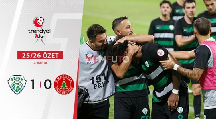 ÖZET | Serikspor, meskeninde tek golle kazandı