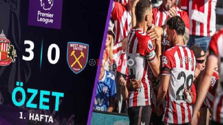 ÖZET | Sunderland Premier League’e galibiyetle döndü
