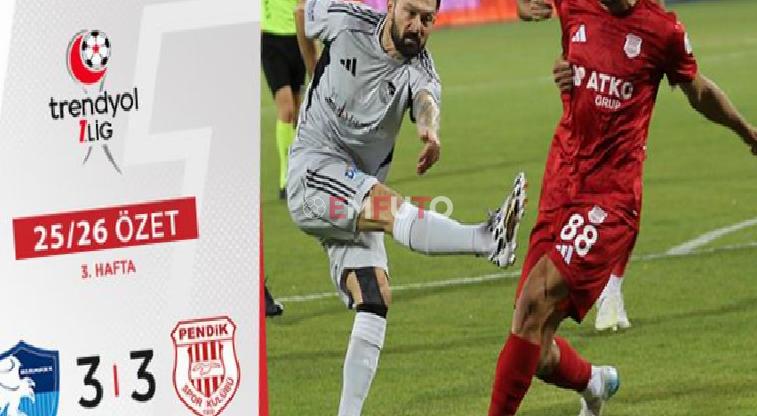 ÖZET | Trendyol 1. Lig’de çılgın maç! Neler oldu neler…