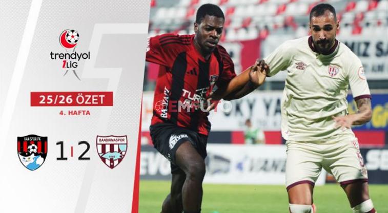 ÖZET | Van’da kazanan Bandırmaspor!