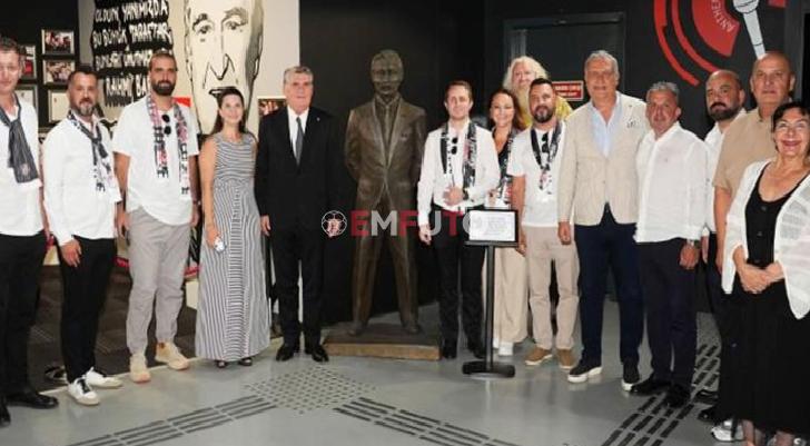 Süleyman Seba’nın heykeli Beşiktaş müzesinde yerini aldı