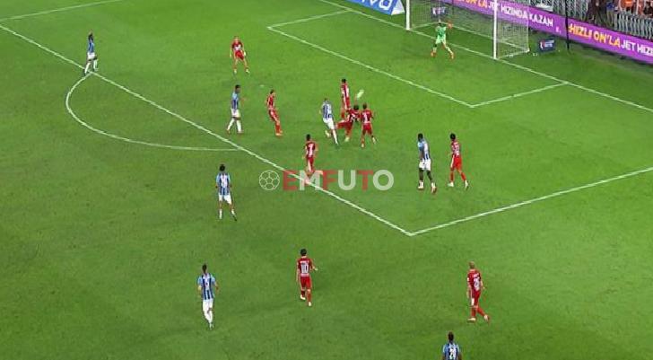 Zubkov’un şutunu kaleci Abdullah nefis çıkardı!