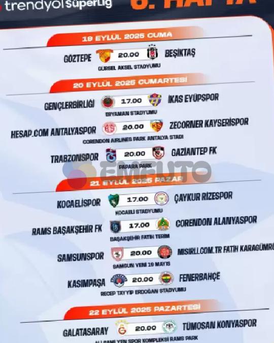 trendyol-super-ligde-5-ve-6-haftanin-programi-aciklandi-fenerbahce-trabzonspor-macinin-tarihi-Tf5dcFWv Trendyol Süper Lig'de 5 ve 6. haftanın programı açıklandı! Fenerbahçe - Trabzonspor maçının tarihi aşikâr oldu
