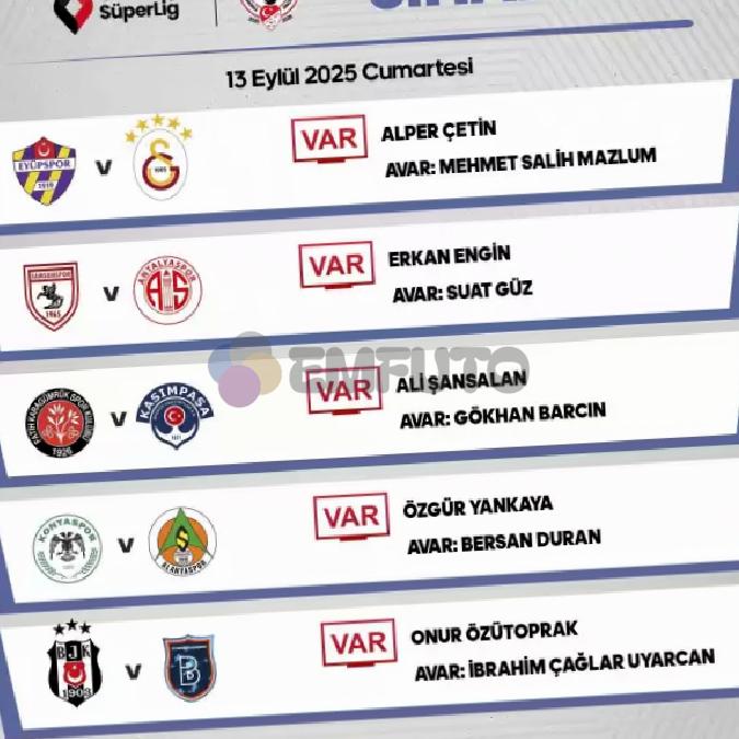 trendyol-super-ligde-gunun-maclarinda-var-hakemleri-aciklandi-0-J3UJYyCP Trendyol Süper Lig'de günün maçlarında VAR hakemleri açıklandı!